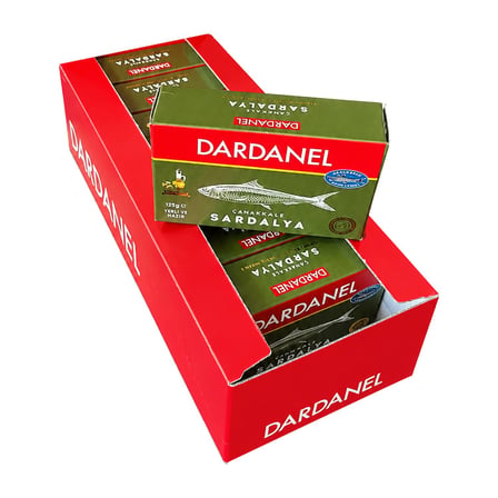 Dardanel Zeytinyağlı Çanakkale Sardalya 125 gr 8'li Kutu