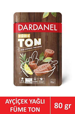 Dardanel Ayçiçek Yağlı Füme Ton 80 gr