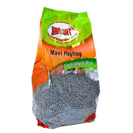 Doğal Tane Haşhaş Tohumu Mavi 1000 Gr Paket