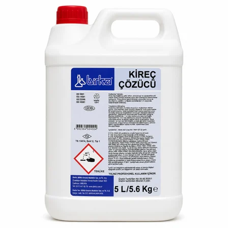 Birka Kireç Çözücü 5 Litre Profesyonel Temizlik Ürünü