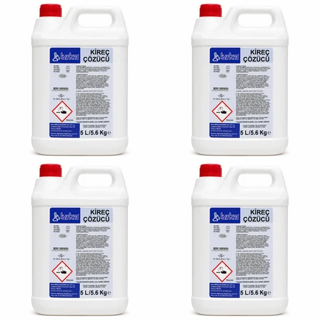 Birka Kireç Çözücü 4 Adet x 5 Litre Profesyonel Temizlik Ürünü