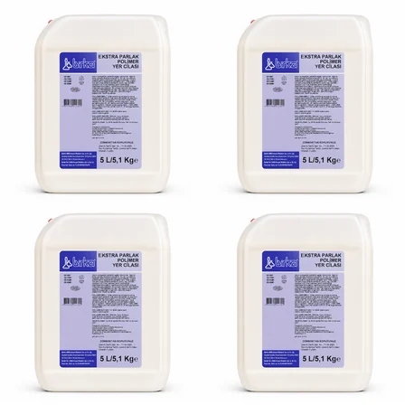Birka Ekstra Parlak Polimer Yer Cilası 4 Adet x 5 Litre