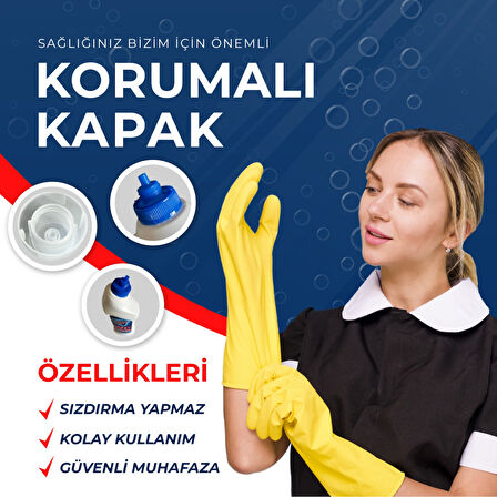 Birka WC Tuvalet ve Pisuvar Temizleyici 15 Adet x 750 ml - Güçlü Pas ve Kireç Çözücü, Tuvalet Hijyeninde Üstün Performans