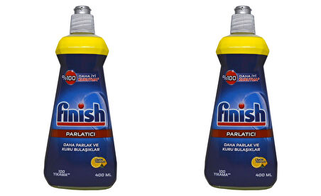 Finish Bulaşık Makinesi Parlatıcı 400 ml Limon-2 Adet