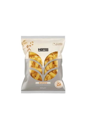 Burgu Makarna Durum Buğdayı İrmiği %12 Protein Değerli Sade Kesme 5 x 500 gr (2.5 KG)
