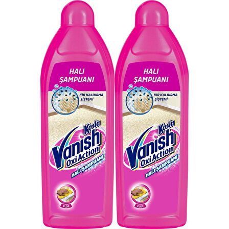 Vanish Kosla Ekstra Hijyen Elde Halı Yıkama Şampuanı 2 x 850 ML