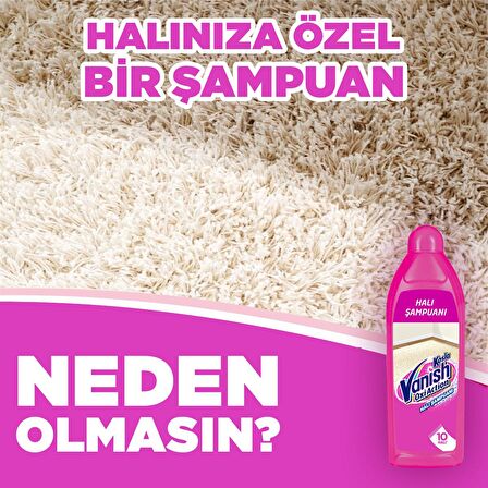 Vanish Kosla Ekstra Hijyen Elde Halı Yıkama Şampuanı 2 x 850 ML