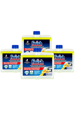 Bulaşık Makine Temizleyici Sıvı Limon 4x250 ml