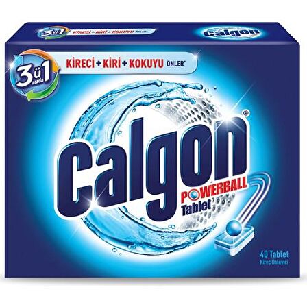 Calgon Powerball Tablet 40lı Kireç Ve Kir Önleyici