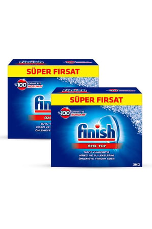 Finish Bulaşık Makinesi Tuzu 2 x 3000 gr