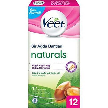VEET AĞDA BANDI NATURALS SHEA YAĞI 12Lİ