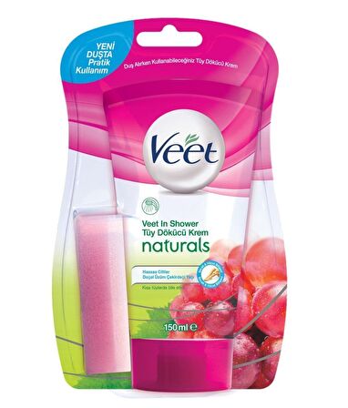 Veet In Shower Tüy Dökücü Krem Naturel Hassah Ciltler 150 Ml