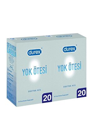 Durex Yok Ötesi Ekstra His 40'lı İnce Prezervatif