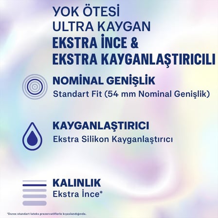 Durex Yok Ötesi Ultra Kaygan İnce Prezervatif 30'lu + Durex Intense Uyarıcı Jel 10ml