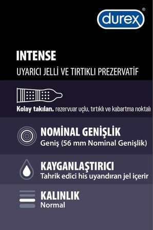Intense Prezervatif, 10'lu