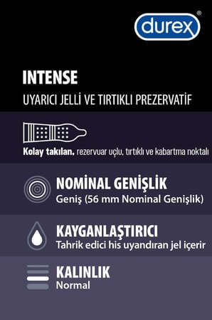 Durex Yok Ötesi Extra His 20'li + Intense 10'lu Prezervatif