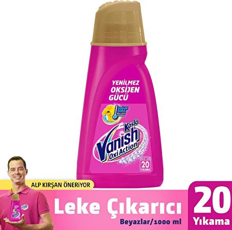 Vanish Leke Çıkarıcı Sıvı Gold Pembe 20 Yıkama, 1 Litre x 2 Adet