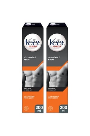 Erkeklere Özel Tüy Dökücü Krem 200ml X 2 Adet