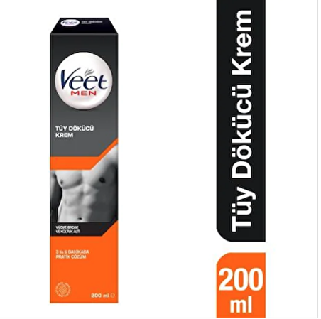 Veet Hair Removal Men Krem 200 Ml