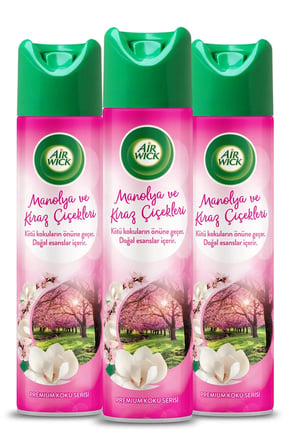 Aerosol Sprey Oda Kokusu Kiraz Çiçekleri 3x300 ml