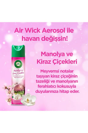 Aerosol Sprey Oda Kokusu Kiraz Çiçekleri 3x300 ml