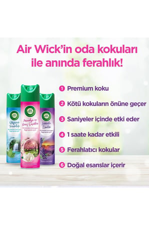 Aerosol Sprey Oda Kokusu Kiraz Çiçekleri 3x300 ml