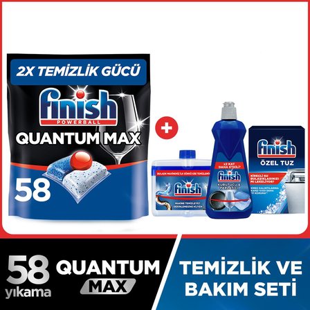 Finish Ultimate Kapsül 58 + Temizlik ve Bakım Seti