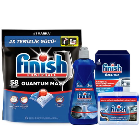 Finish Ultimate Kapsül 58 + Temizlik ve Bakım Seti