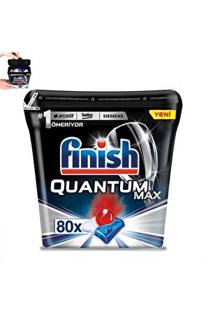 Finish Quantum Max 80 Yıkama Tablet Bulaşık Makinesi Deterjanı 80 Adet 