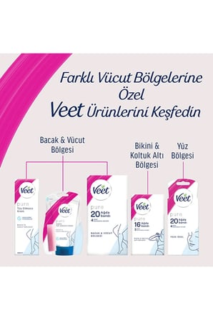 Pure Bacak Ve Vücut Ağda Bandı 20'li