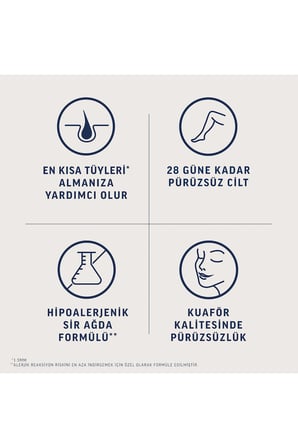 Pure Hipoalerjenik Bacak & Vücut Bölgesi Sir Ağda Bandı Hassas Ciltler için 40'lı (20'li x 2 Adet)