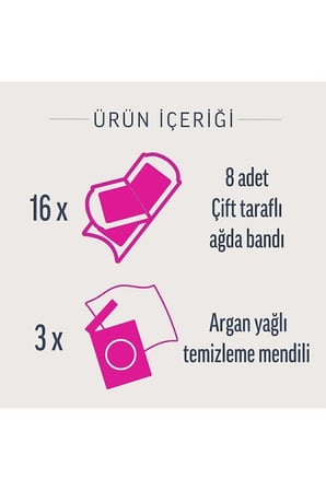 Pure Hipoalerjenik Sir Ağda Bandı Bikini & Koltuk Altı Bölgesi Hassas Ciltler 32'li (16'lı X 2 Adet)