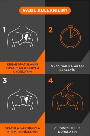 Erkeklere Özel Tüy Dökücü Krem Hassas Ciltler 200ml x2