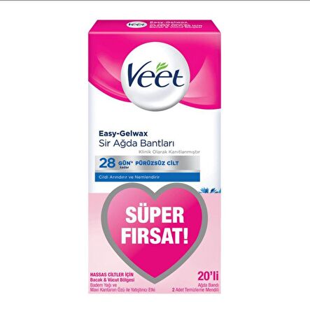 Veet Sir Agda Bantı Hassas 20'li
