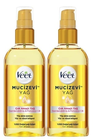 Veet Çok Amaçlı Nemlendirici Mucizevi Yağ 100 ml x 2 Adet