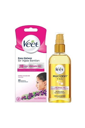 Mucizevi Yağ - Çok Amaçlı Nemlendirici 100 Ml + Sir Ağda Bandı Yüze Özel Normal Ciltler 20