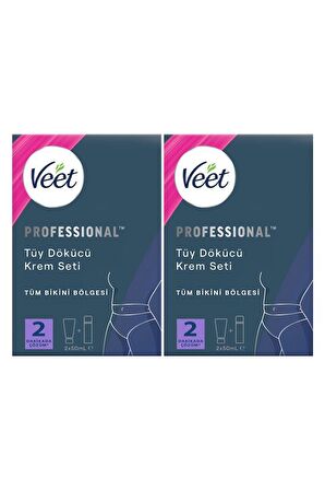 Veet Professional Bikini Bölgesi Tüy Dökücü Krem Seti 50Ml+50ml X2