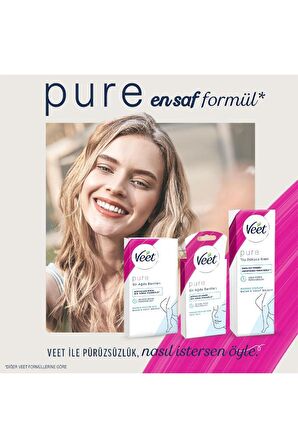 Veet Pure Bacak - Vücut için Ağda Bandı 40'lı