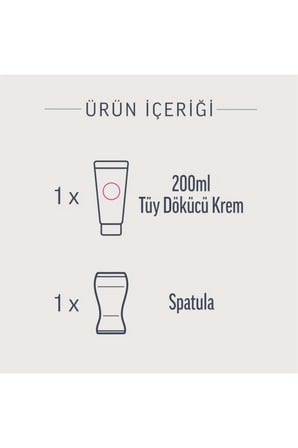 Pure 200ml Tüy Dökücü Krem Hassas Ciltler