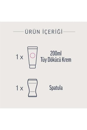 Pure Tüy Dökücü Krem Hassas Ciltler için 200 ml x 2 Adet, Amonyaksız Ferah Koku, Daha Saf Formül