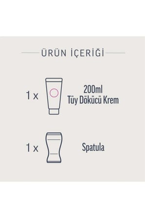 Pure Tüy Dökücü Krem Bacak ve Vücut Bölgesi Hassas Ciltler 200 ml