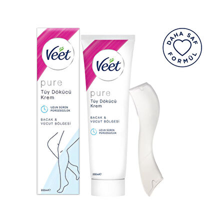 Veet Pure Tüy Dökücü Krem 200 ml Hassas Ciltler