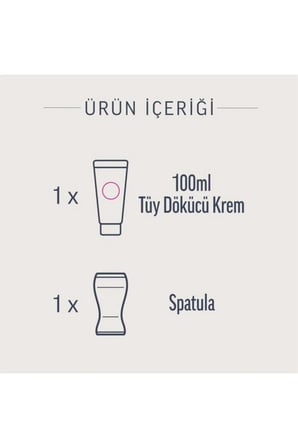 Pure Normal Ciltler Tüy Dökücü Krem Bacak ve Vücut 100 ml