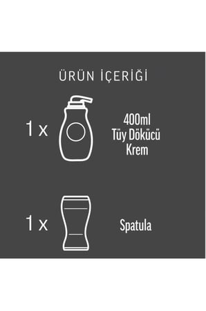 Hassas Ciltler Tüy Dökücü Krem 400 ML