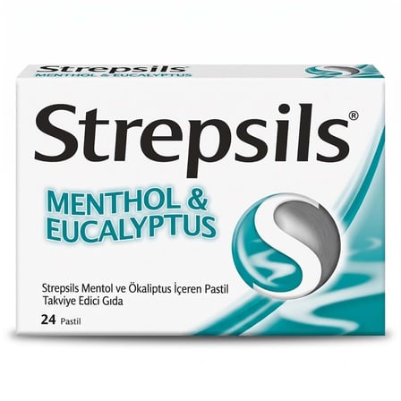 Strepsils Mentollü 24 Pastil 8690570557329