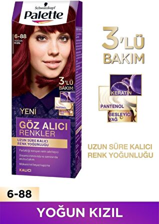 Palette Göz Alıcı Renkler 6-88 Yoğun Kızıl