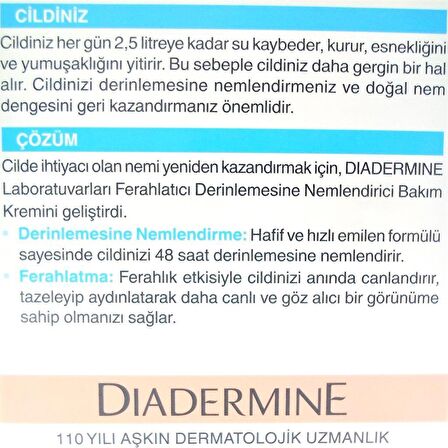 Diadermine Nemlendirici Yağlı Cilt için  Vücut Kremi 2x50 ml 