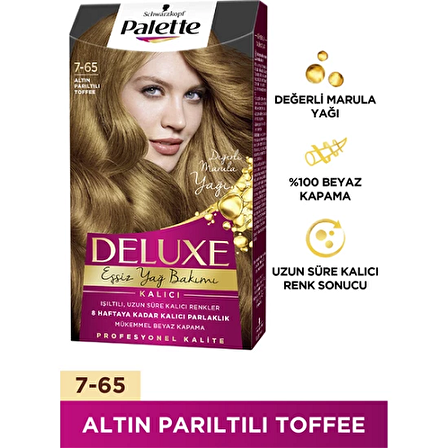 Palette Deluxe 7-65 Altın Parıltılı Toffee