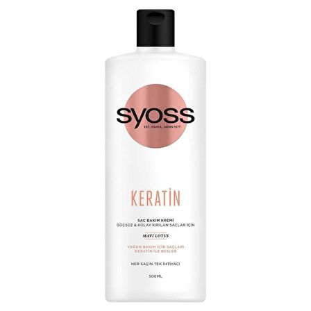 Syoss Keratin Mükemmelliği Saç Kremi 500 Ml