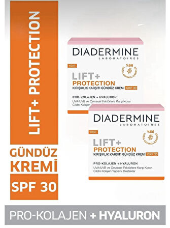 Lift Sıkılaştırıcı Ve Güneş Koruyucu Krem Spf 30 50 ml X 2 ADET